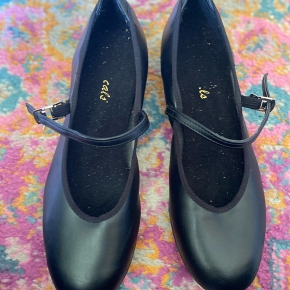 Dance Shoes Theatricals T9050C Tap Mary Jane Broadway Size Kids Youth 6 - Picture 9 of 10